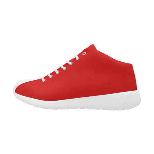 Ravishing Red Solid Colored Men's Basketball Training Shoes (Model 47502)