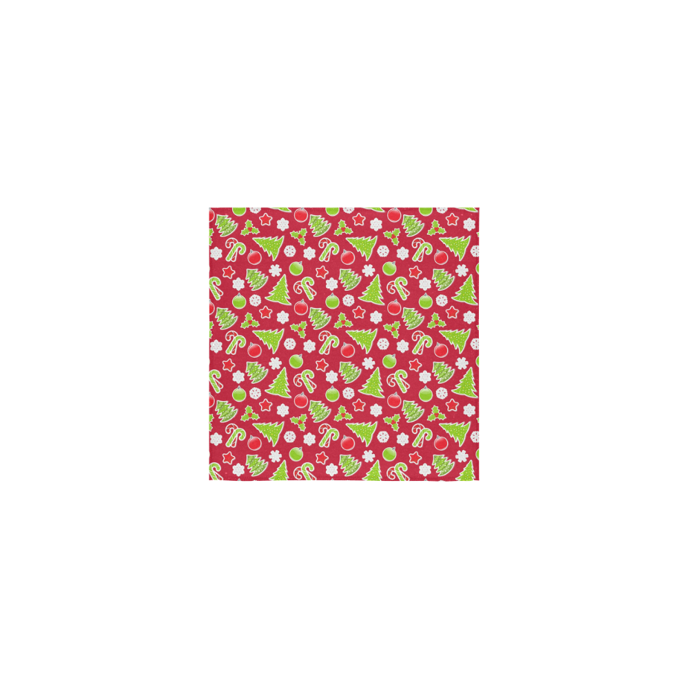 Christmas Mix Pattern Square Towel 13“x13”