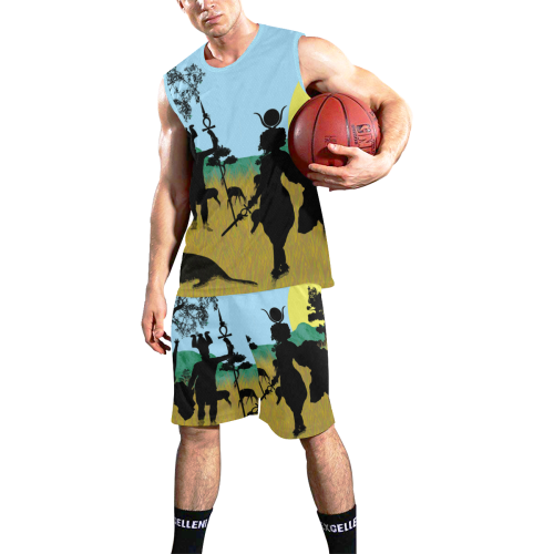 SAFARI NTR WARRIOR All Over Print Basketball Uniform