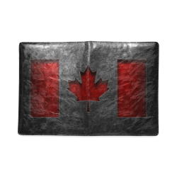 Canadian Flag Stone Texture Custom NoteBook B5