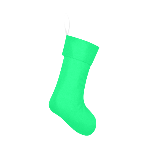 color spring green Christmas Stocking