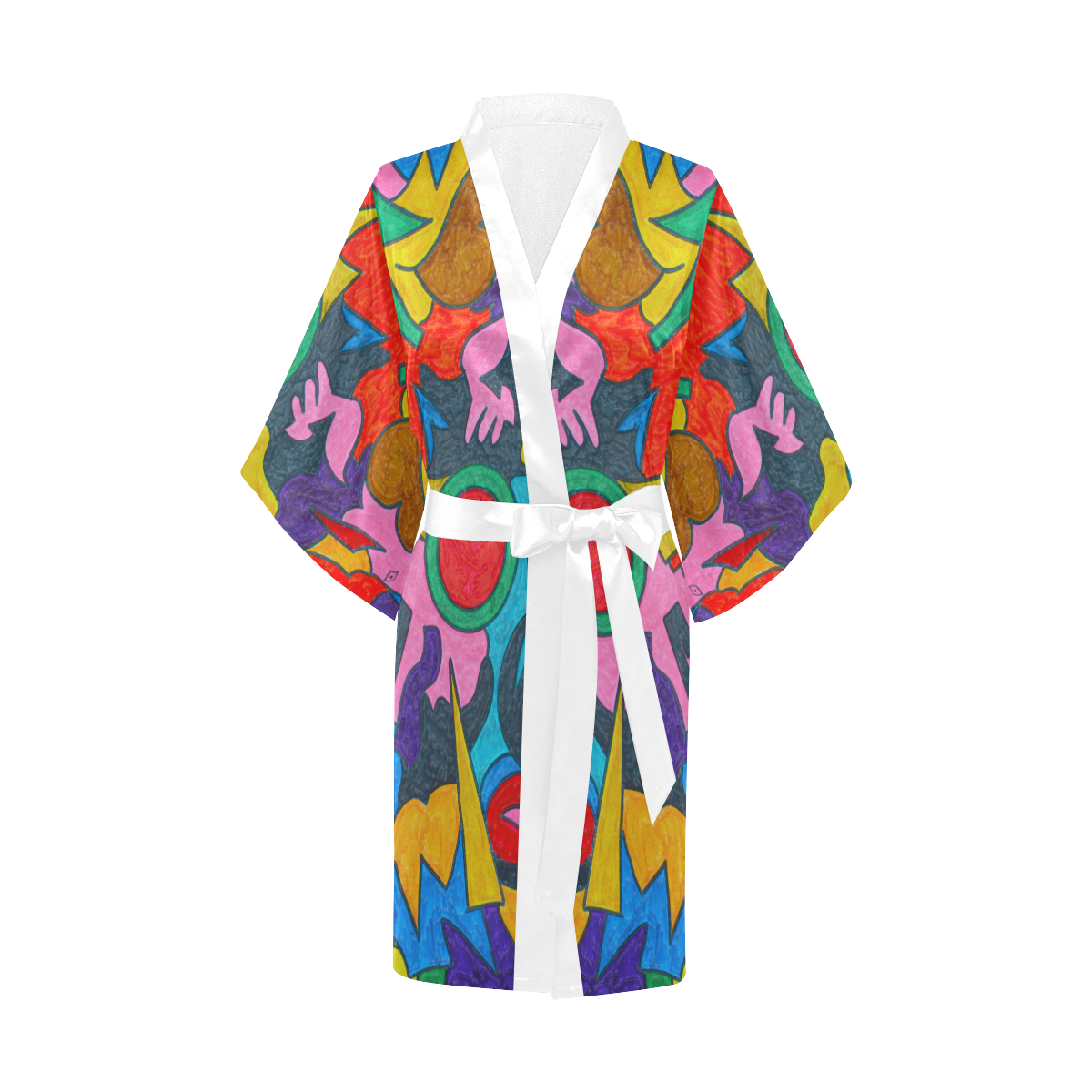 DEMONS FROM HELL IN PLASTIC Kimono Robe