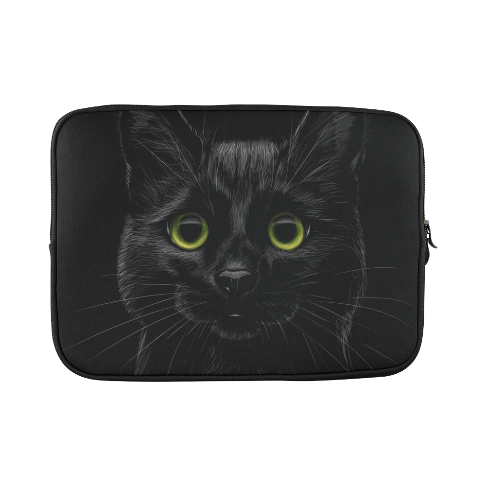 Black Cat Custom Laptop Sleeve 15''