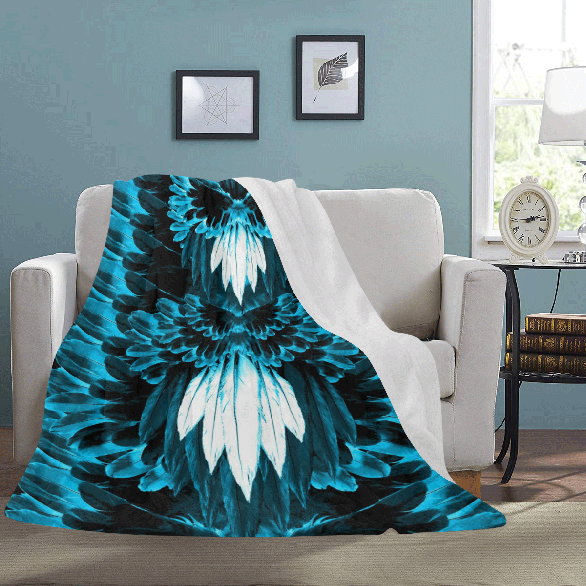feathers34 Ultra-Soft Micro Fleece Blanket 60"x80"
