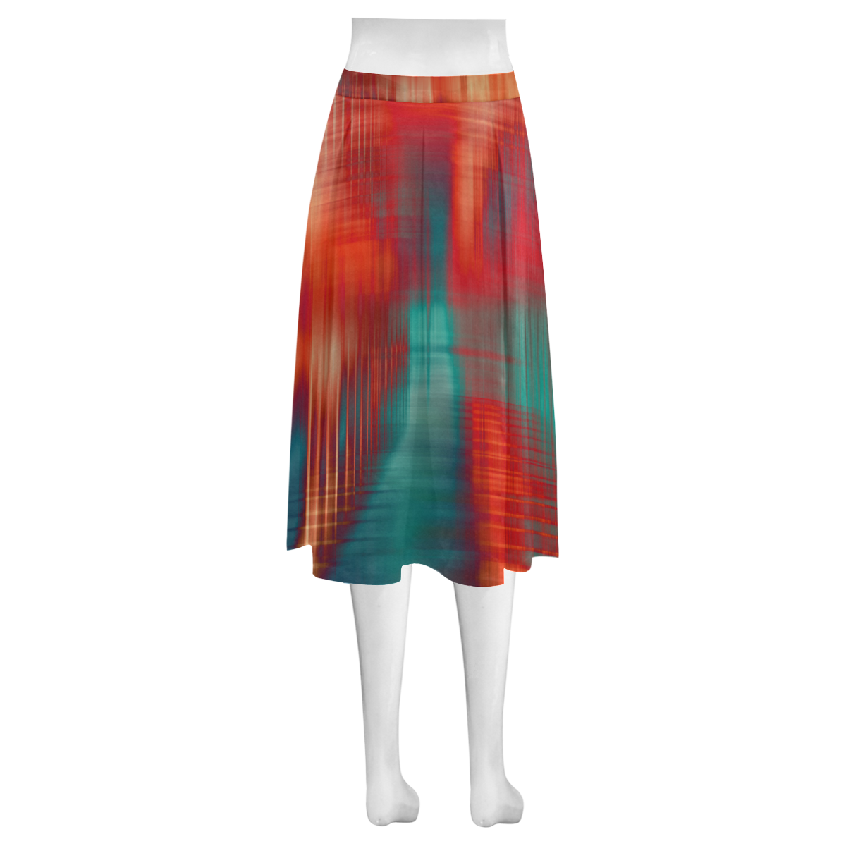 DSC_9963kl Mnemosyne Women's Crepe Skirt (Model D16)