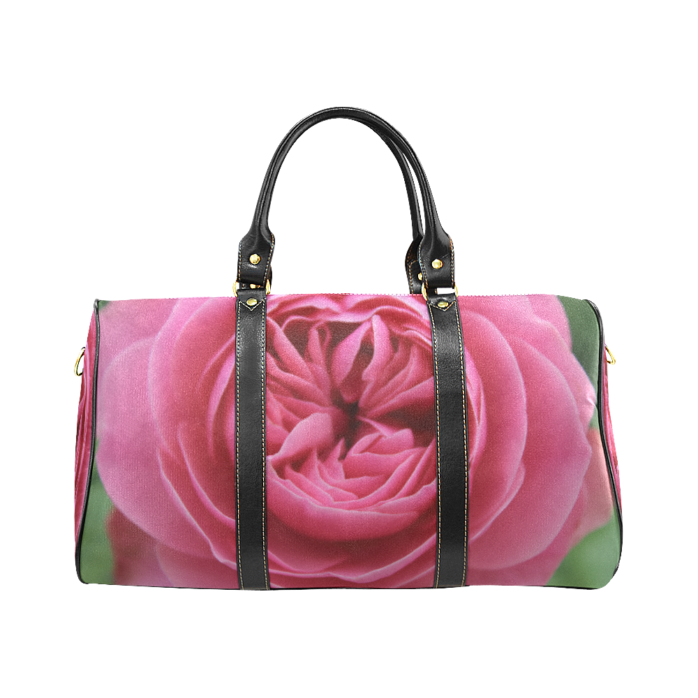 Rose Fleur Macro New Waterproof Travel Bag/Small (Model 1639)