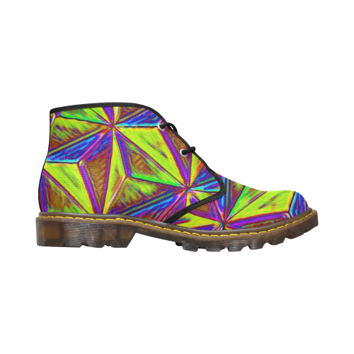 Vivid Life 1C  by JamColors Women's Canvas Chukka Boots (Model 2402-1)