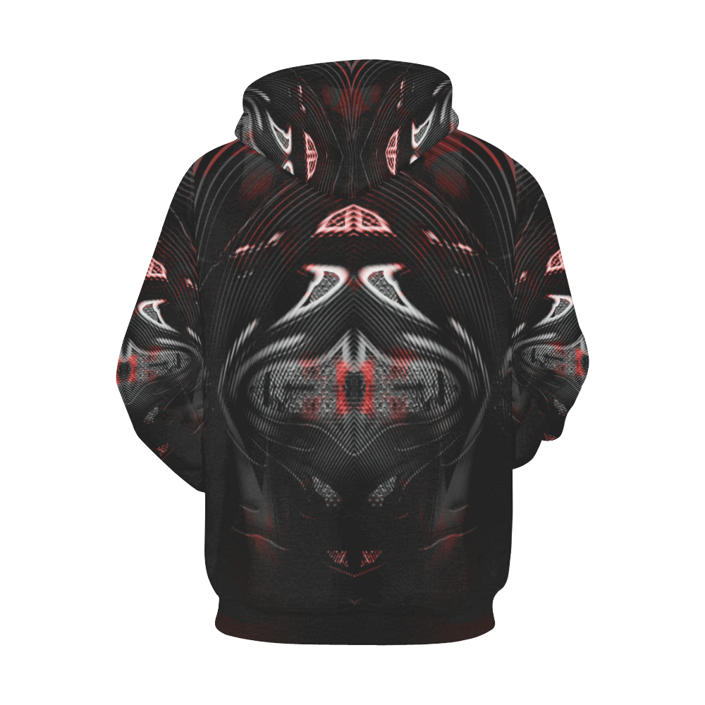 5000DUBLE 4 All Over Print Hoodie for Men/Large Size (USA Size) (Model H13)