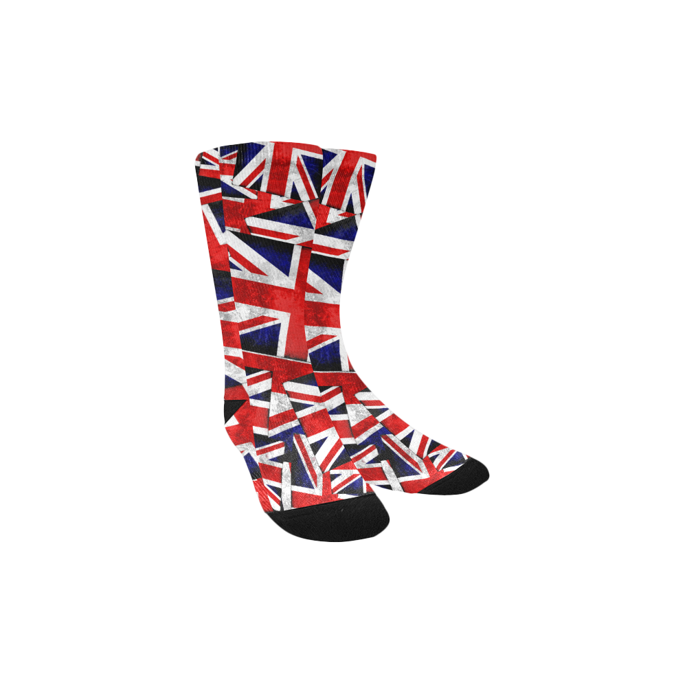 Union Jack British UK Flag Kids' Custom Socks