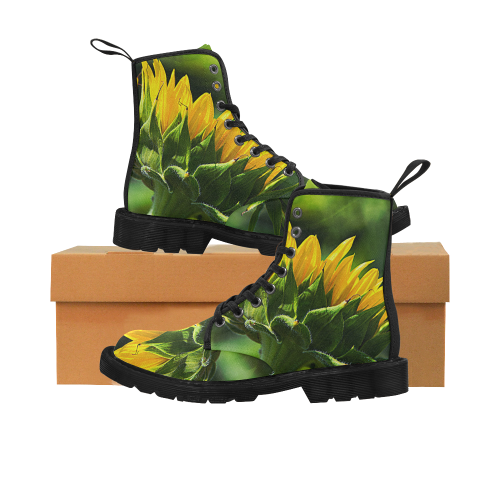 Sunflower New Beginnings Martin Boots for Women (Black) (Model 1203H)