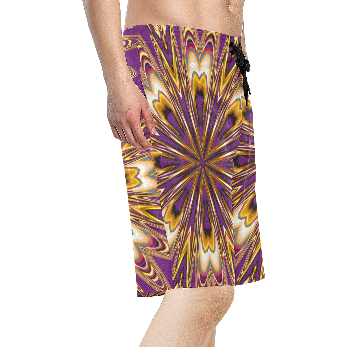 Arizona Blossom Men's All Over Print Board Shorts (Model L16)