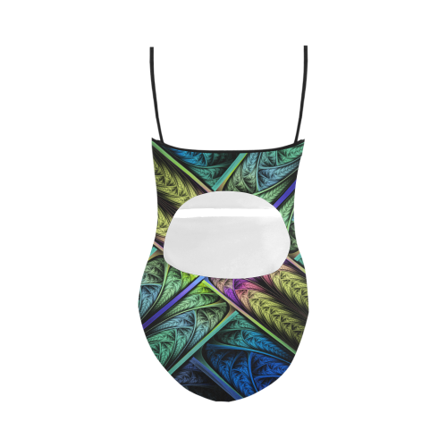 Classical Fractal Strap Swimsuit ( Model S05)