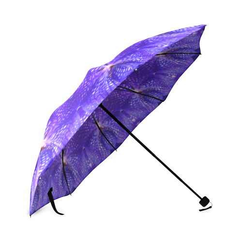 Purple orchid caleidoscope photo print Foldable Umbrella (Model U01)