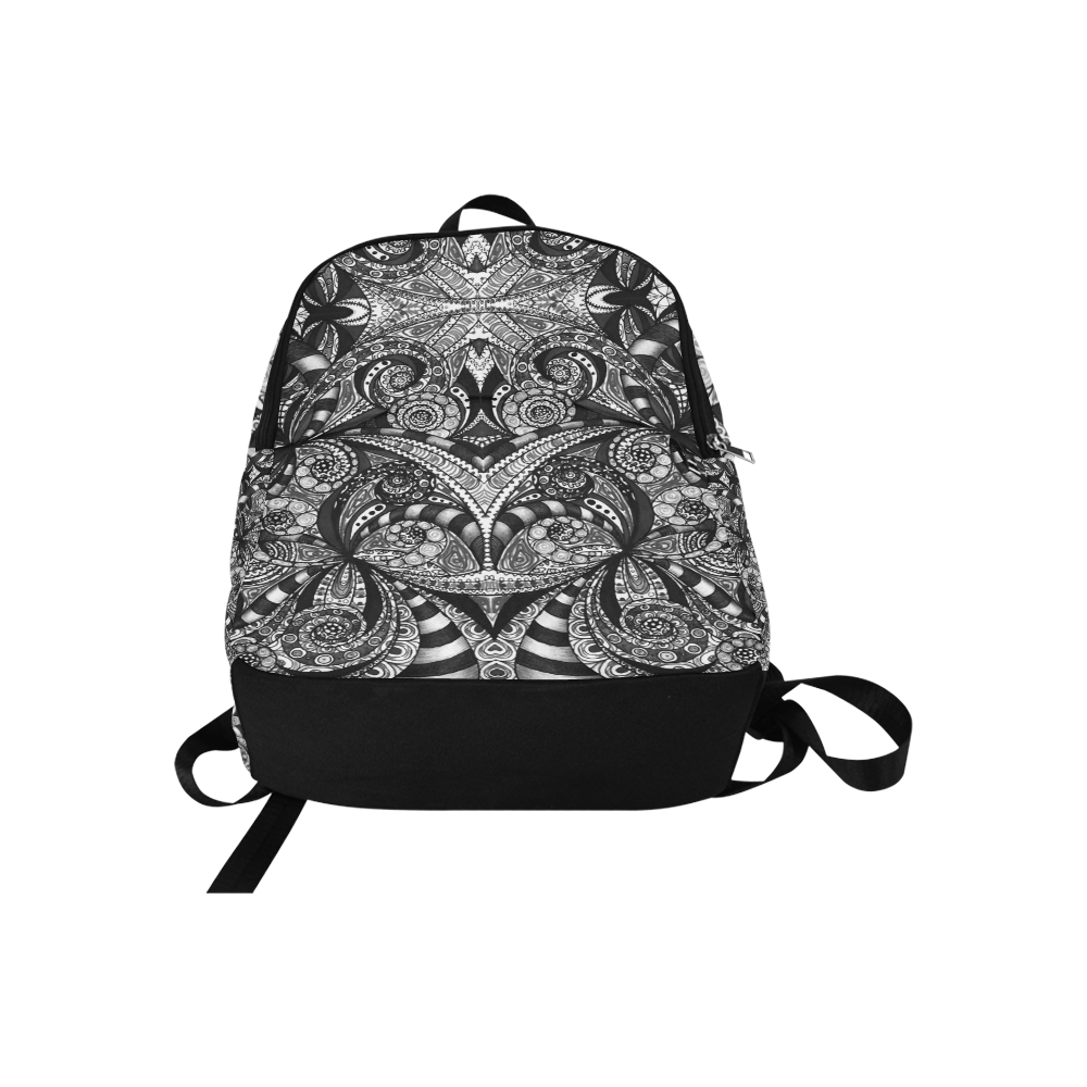 Drawing Floral Zentangle G6B Fabric Backpack for Adult (Model 1659)