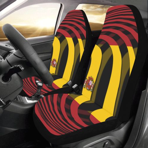 The Flag of Spain Car Seat Covers (Set of 2)