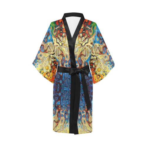 Ripples Kimono Robe