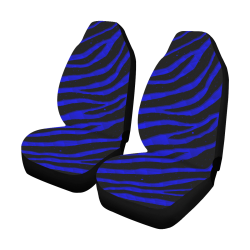 Ripped SpaceTime Stripes - Blue Car Seat Covers (Set of 2)