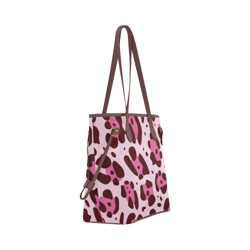 Vector Pattern Clover Canvas Tote Bag (Model 1661)