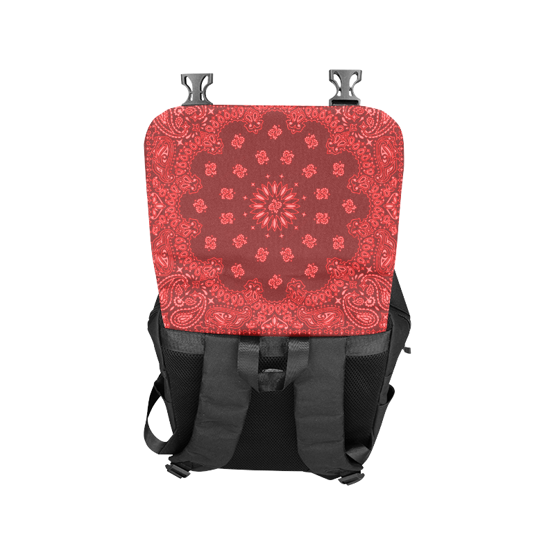 mce bandana backpack red 2 Casual Shoulders Backpack (Model 1623)