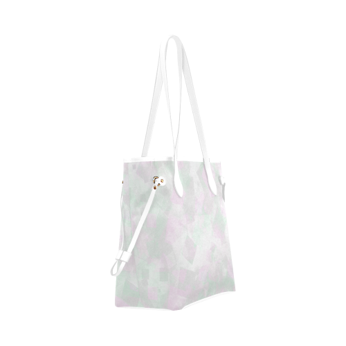 Clear Amour Snuff Mint Clover Canvas Tote Bag (Model 1661)