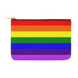 Rainbow Flag (Gay Pride - LGBTQIA+) Carry-All Pouch 12.5''x8.5''