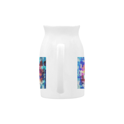Blue pink watercolors Milk Cup (Large) 450ml