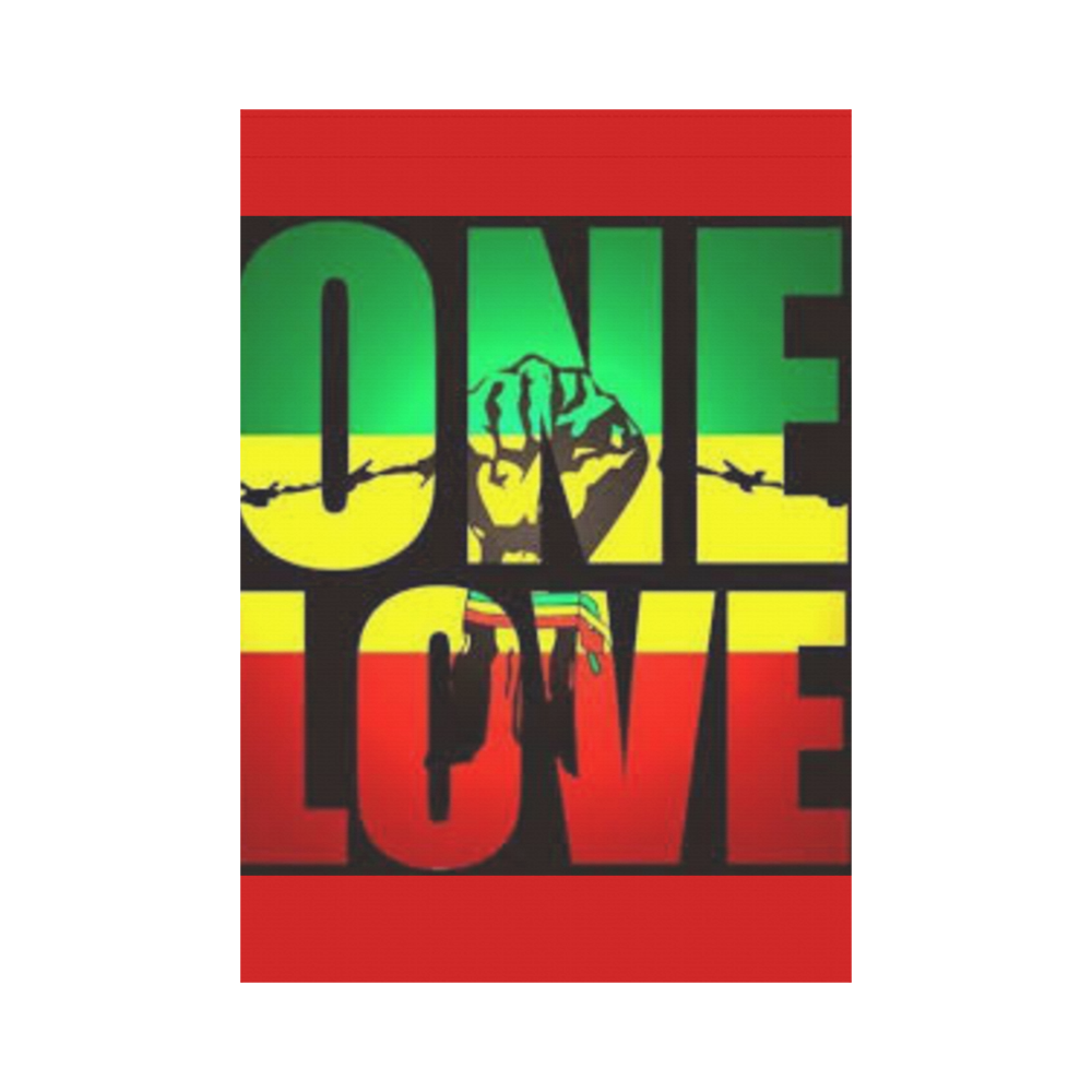 RASTA ONE LOVE CITY Garden Flag 28''x40'' （Without Flagpole）