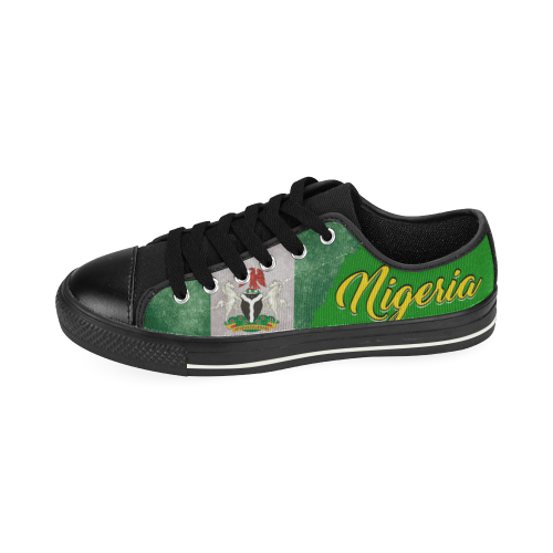 nigeria shoe Men's Classic Canvas Shoes (Model 018)