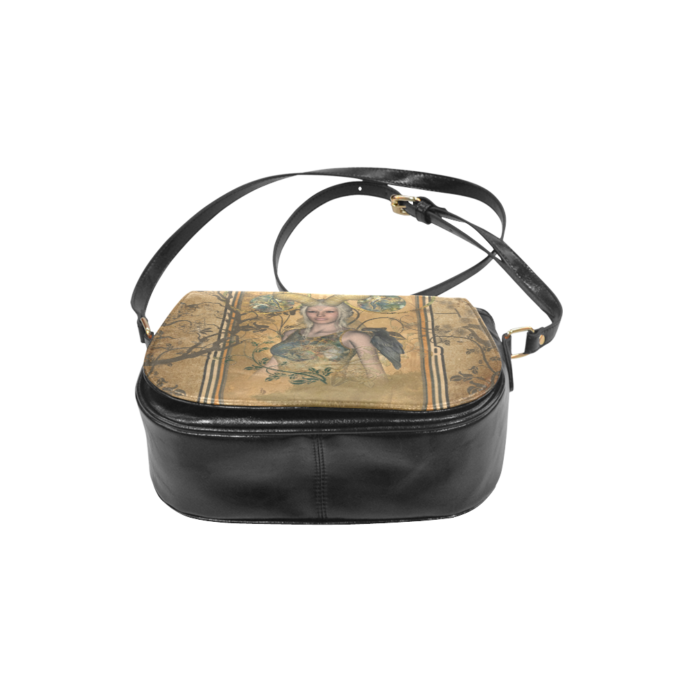 Wonderful dark fairy Classic Saddle Bag/Small (Model 1648)