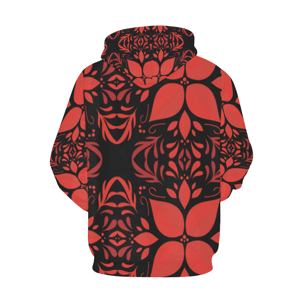 18dr All Over Print Hoodie for Women (USA Size) (Model H13)