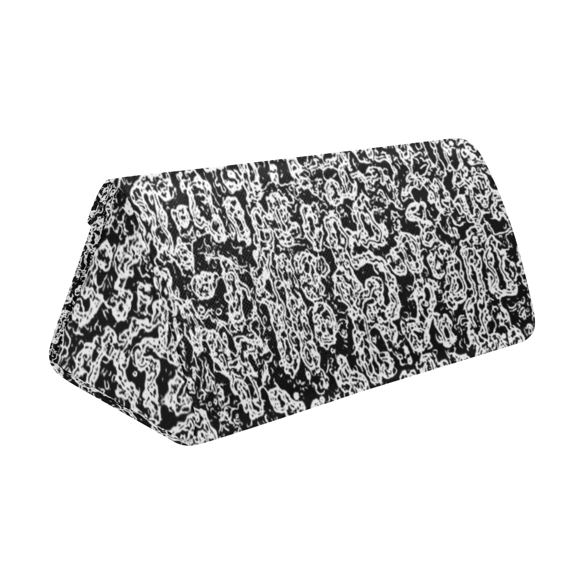 Black And White Abstract Custom Foldable Glasses Case