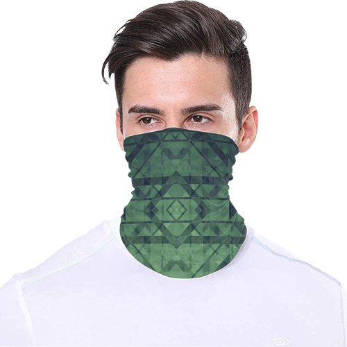 Sci-Fi Green Monster  Geometric design Multifunctional Headwear
