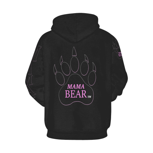 MAMA BEAR HOODIE All Over Print Hoodie for Men/Large Size (USA Size) (Model H13)