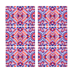 Modern Geometric Pattern Placemat 12’’ x 18’’ (Six Pieces)