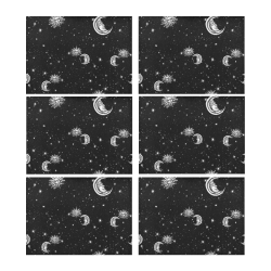 Mystic Stars, Moon and Sun Placemat 14’’ x 19’’ (Set of 6)
