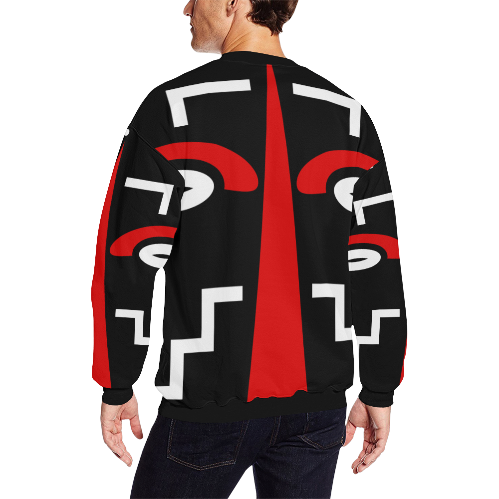 ligbi tribal All Over Print Crewneck Sweatshirt for Men (Model H18)