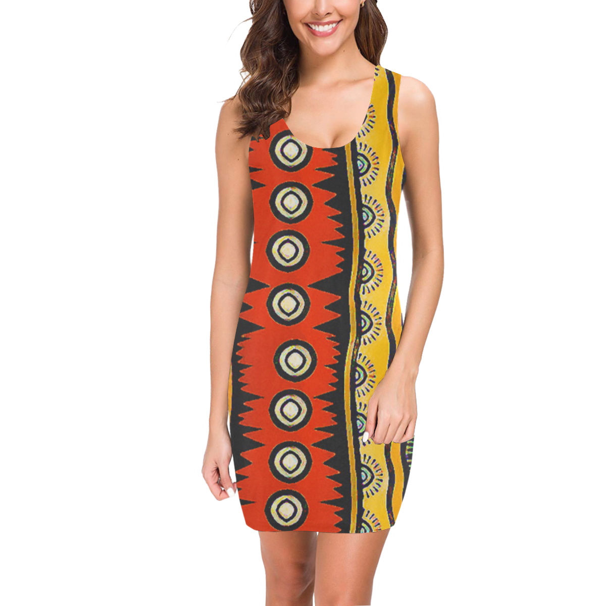 Cool Sunset Medea Vest Dress (Model D06)