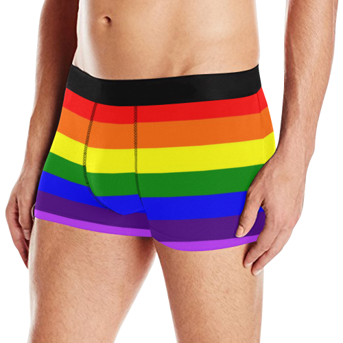Rainbow Flag (Gay Pride - LGBTQIA+) Men's All Over Print Boxer Briefs (Model L10)