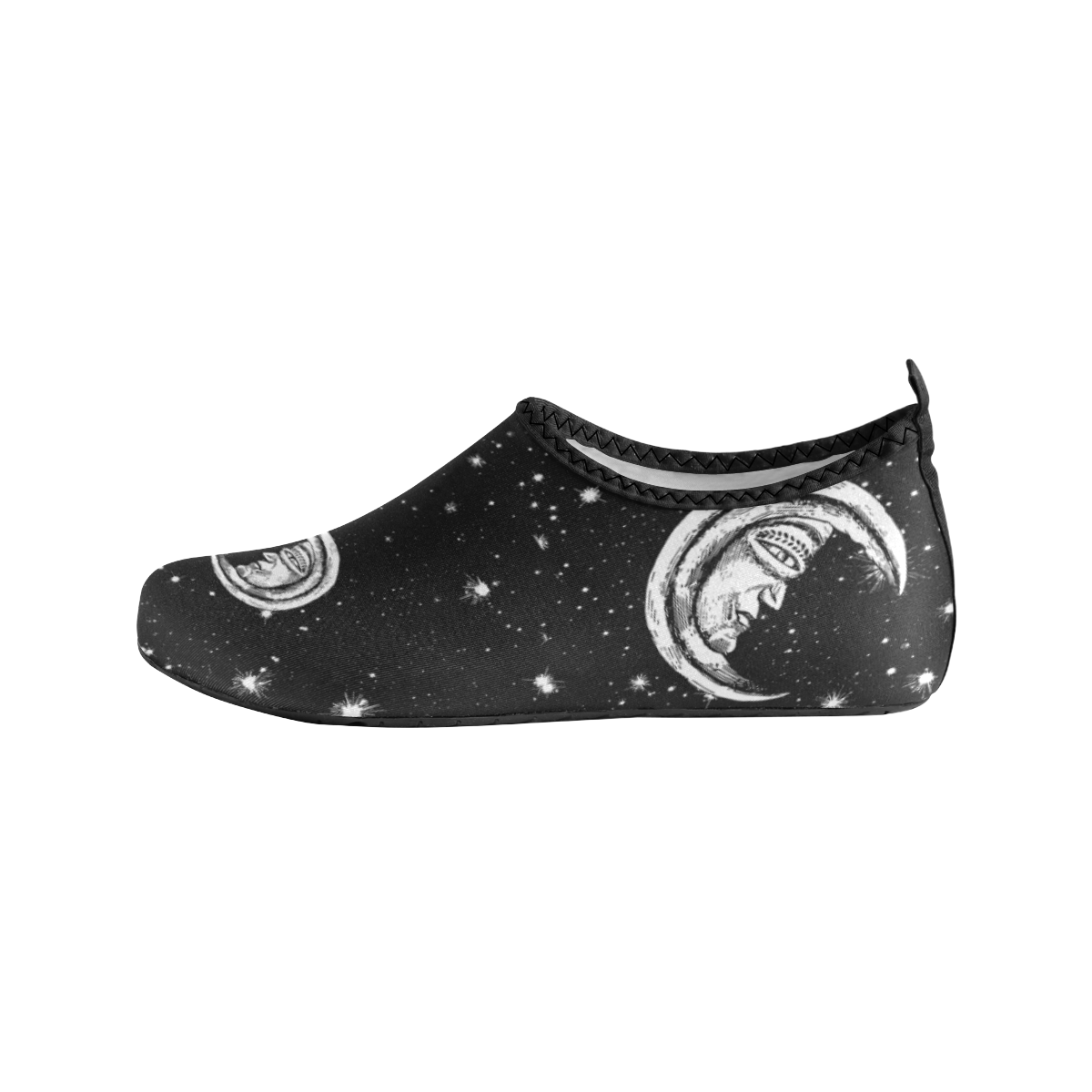 Mystic Stars, Moon and Sun Men's Slip-On Water Shoes (Model 056)