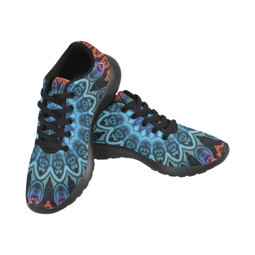 MANDALA SKY ON FIRE Women's Running Shoes/Large Size (Model 020)
