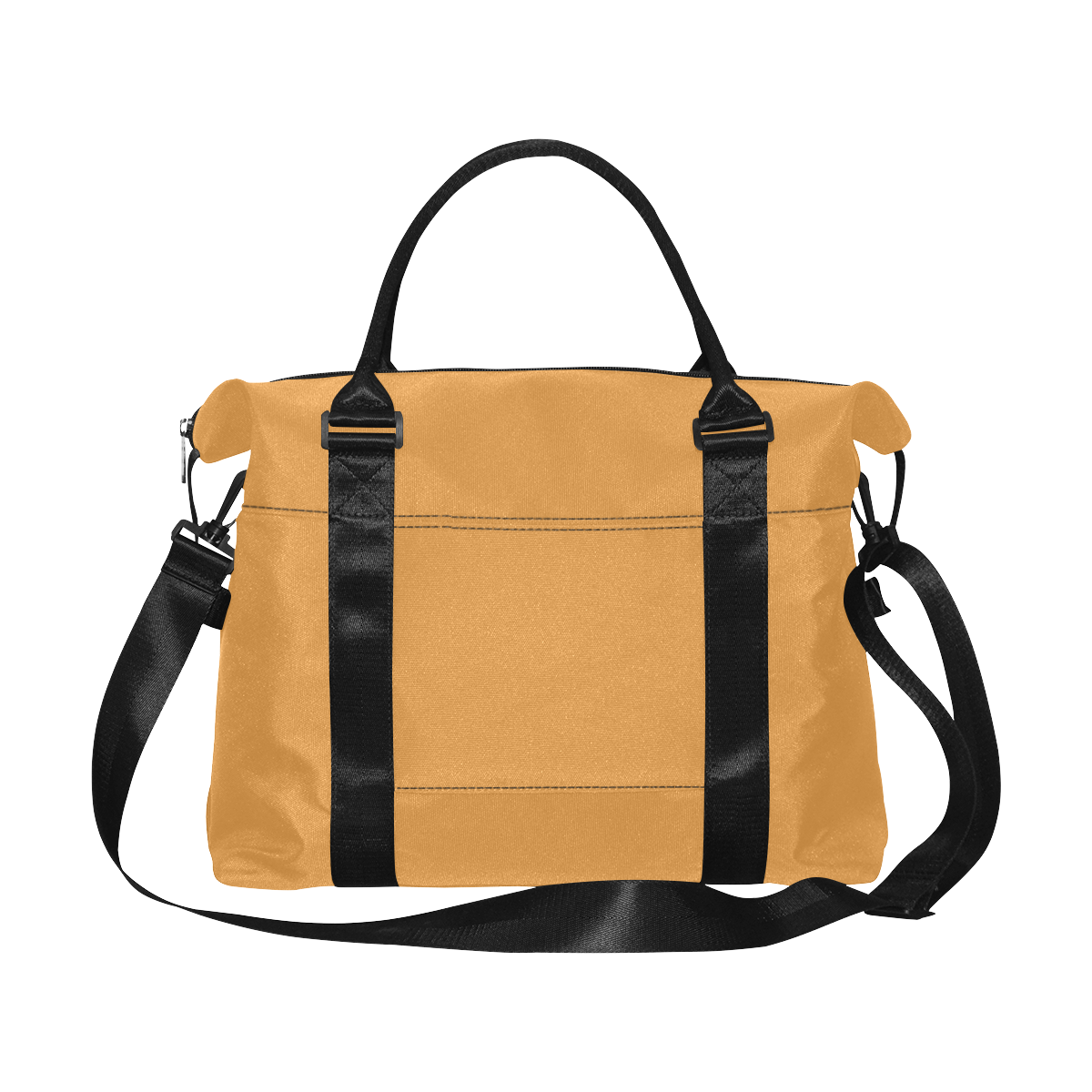 color butterscotch Large Capacity Duffle Bag (Model 1715)