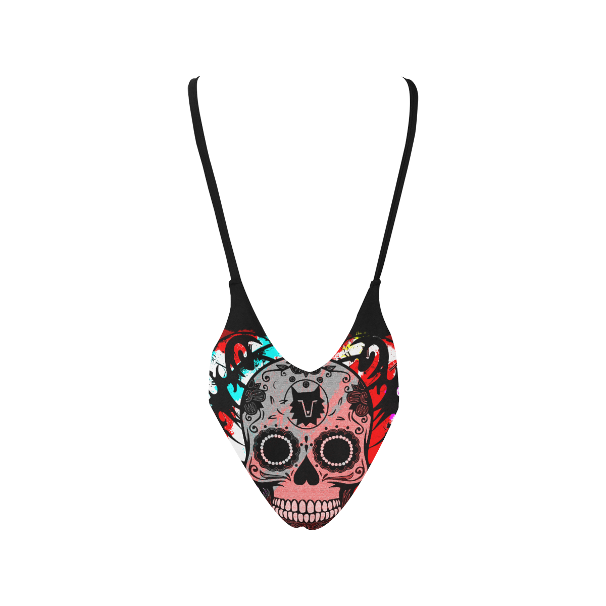 SKULL CULT SEXY III Sexy Low Back One-Piece Swimsuit (Model S09)