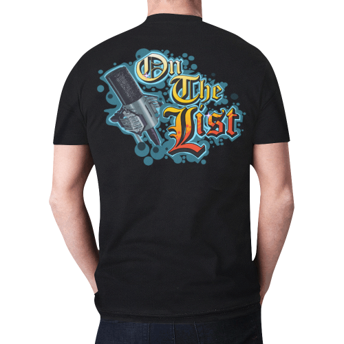 On The List Official Microphone Logo T-Shirt New All Over Print T-shirt for Men (Model T45)