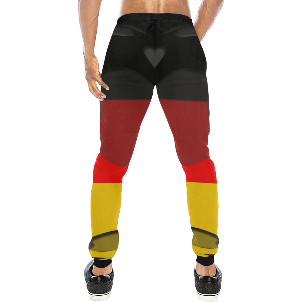 The Flag of Germany Men's All Over Print Sweatpants (Model L11)