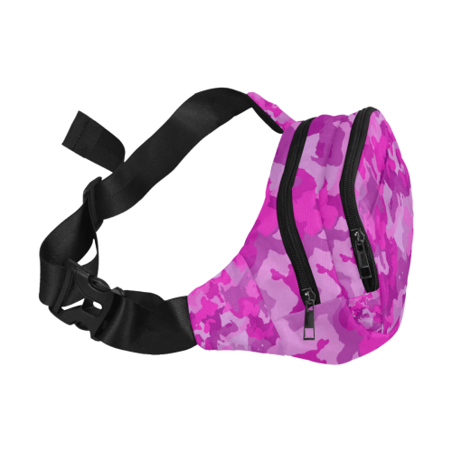 camouflage hot pink Fanny Pack/Small (Model 1677)