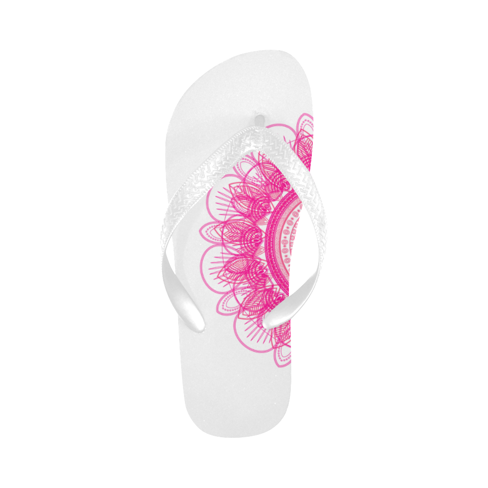 Mandala Flip Flops for Men/Women (Model 040)