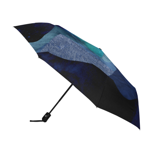 Night In The Mountains Anti-UV Auto-Foldable Umbrella (U09)