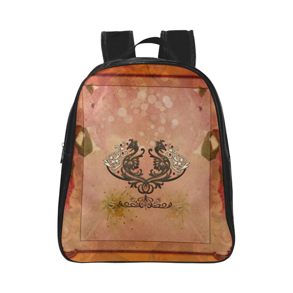 Wonderful fantasy dragon School Backpack (Model 1601)(Small)