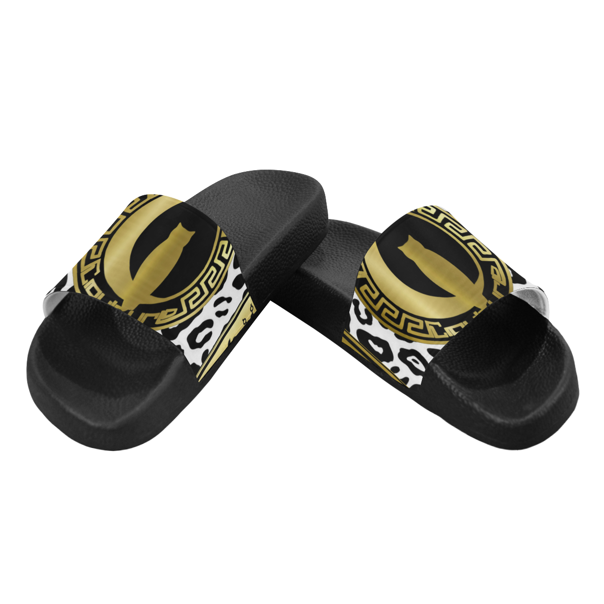 VIP LCC GOLD Women's Slide Sandals (Model 057)