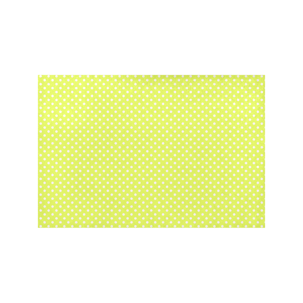 Yellow polka dots Placemat 12’’ x 18’’ (Set of 4)